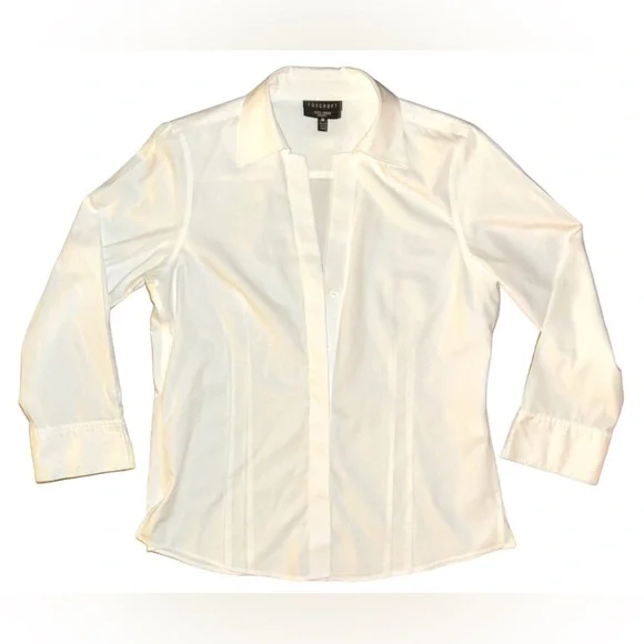 Foxcroft Taylor No Iron Pearl Jacquard Button-down Shirt - Picture 1 of 2